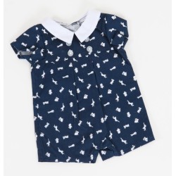NEW Navy Bunny Romper Suit