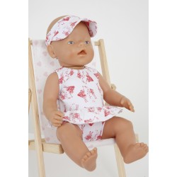 Dolls Swimming costume and Sun Visor