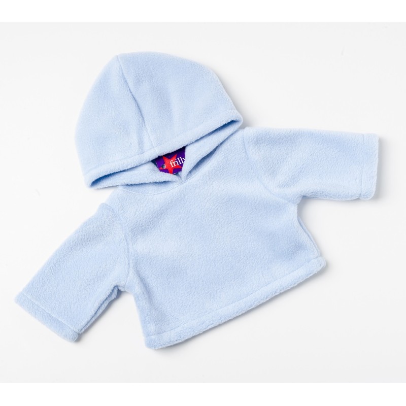 Nw Pale Blue Fleece Hoody