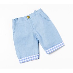 Cropped Blue Jeans