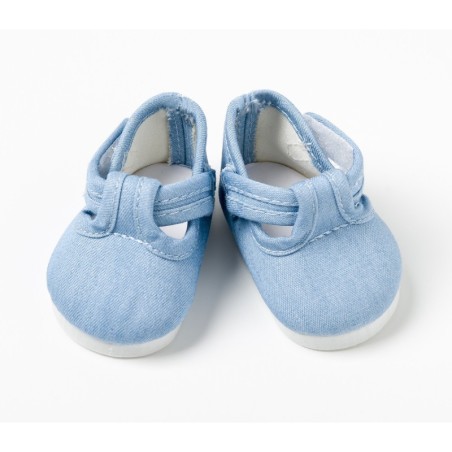 New Pale Blue Dolly Doodle Shoes