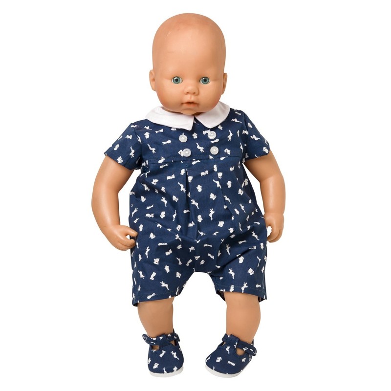 NEW Navy Bunny Romper Suit