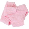 Dolls Towelling nappies Pink Two Pack
