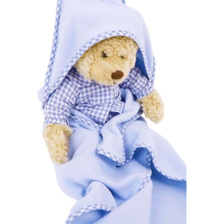 Blue Fleece Snuggle Blanket