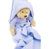 Blue Fleece Snuggle Blanket