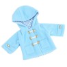 Pale Blue Fleece Duffle Coat
