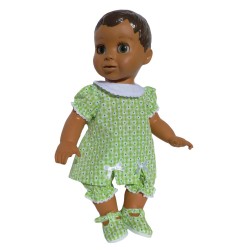 Daisy Bloomer Set and Shoes for Luvabella Doll