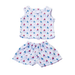 Vest and Shorts Set for Luvabeau Doll