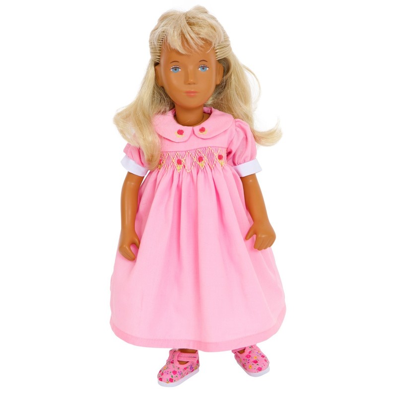 Pink Smocked Dress for Sasha Dolls