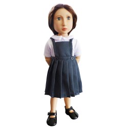 A Girl For All Time School pinafore and Blouse Set