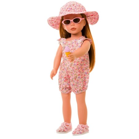 Pink Flower Romper Suit