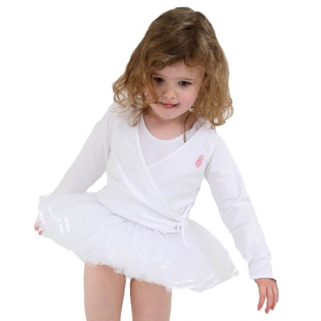 White Ballet Wrap