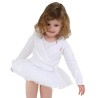 White Ballet Wrap