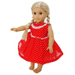 Red Spotty Party Dress