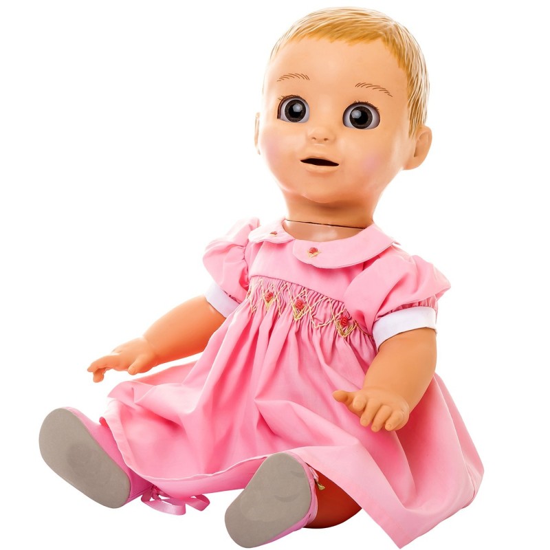 Luvabella Hand Smocked Pink Party Dress Set 