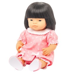 Pink Bunny Bloomer Set and Matching Shoes for 38 cm Miniland Doll