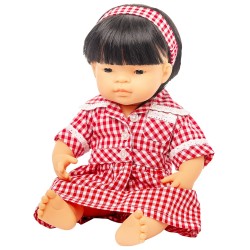 38cm Miniland Doll Summer School Dress