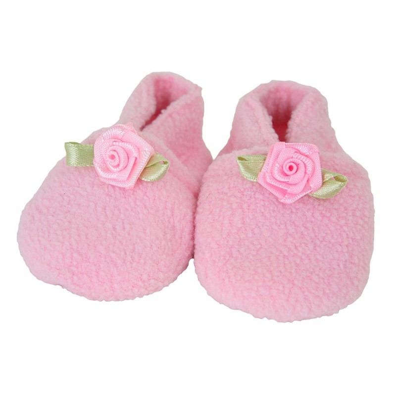 Pink Fleece Slippers for Sasha