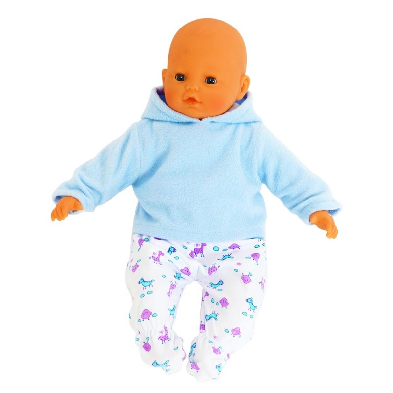 Boy Baby Annabell Fleece hoody dolls clothes