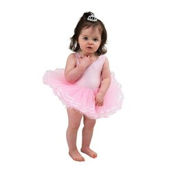 baby ballet pink fairy tutu
