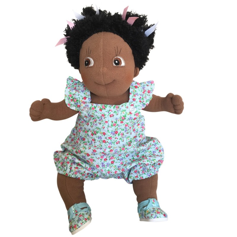 Blue Flower Romper and Matching Shoes For Rubens Barn Kids.