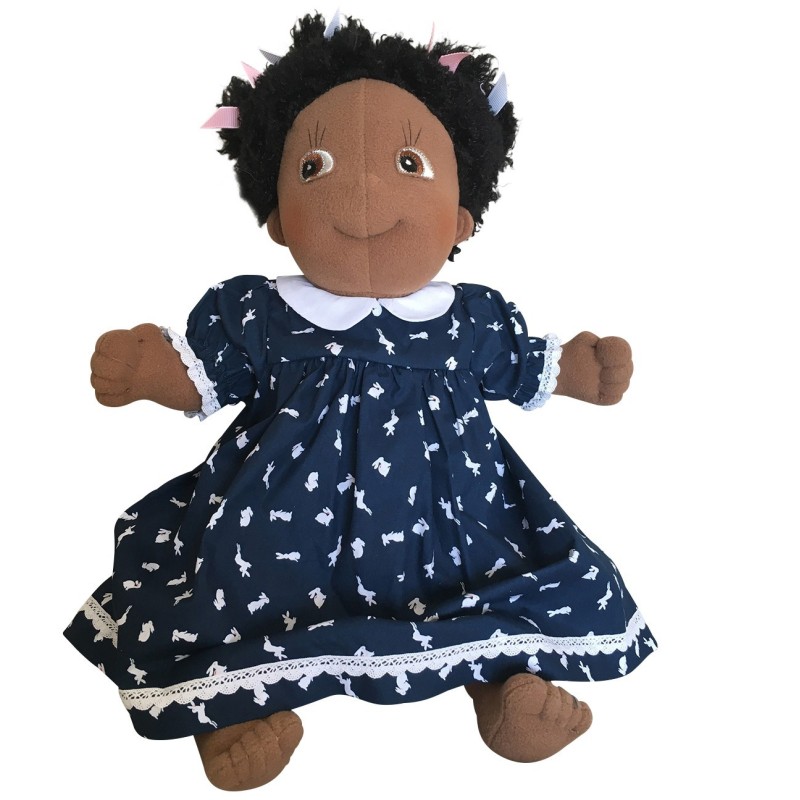 Navy Bunny Dress to Fit Rubens Barn Kids