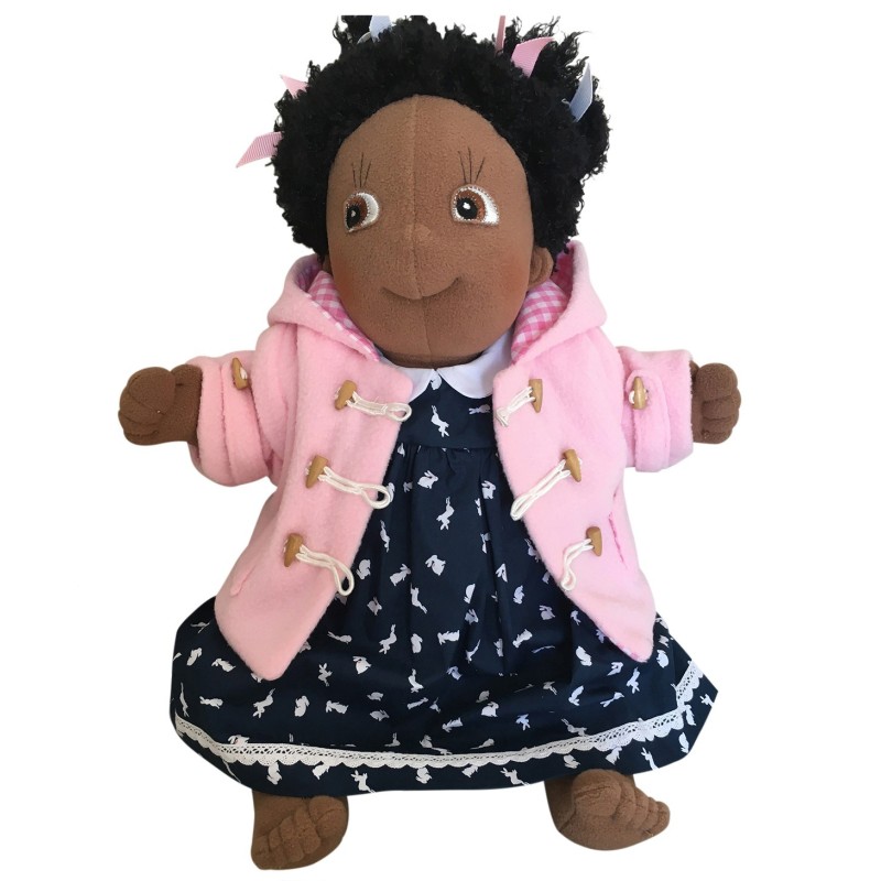 Pink Duffle Coat to fit Rubens Barn Kids Doll