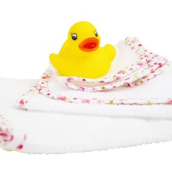 dolls blue trim bath towel set brother bay born annabell