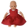 red flannelette petticoat