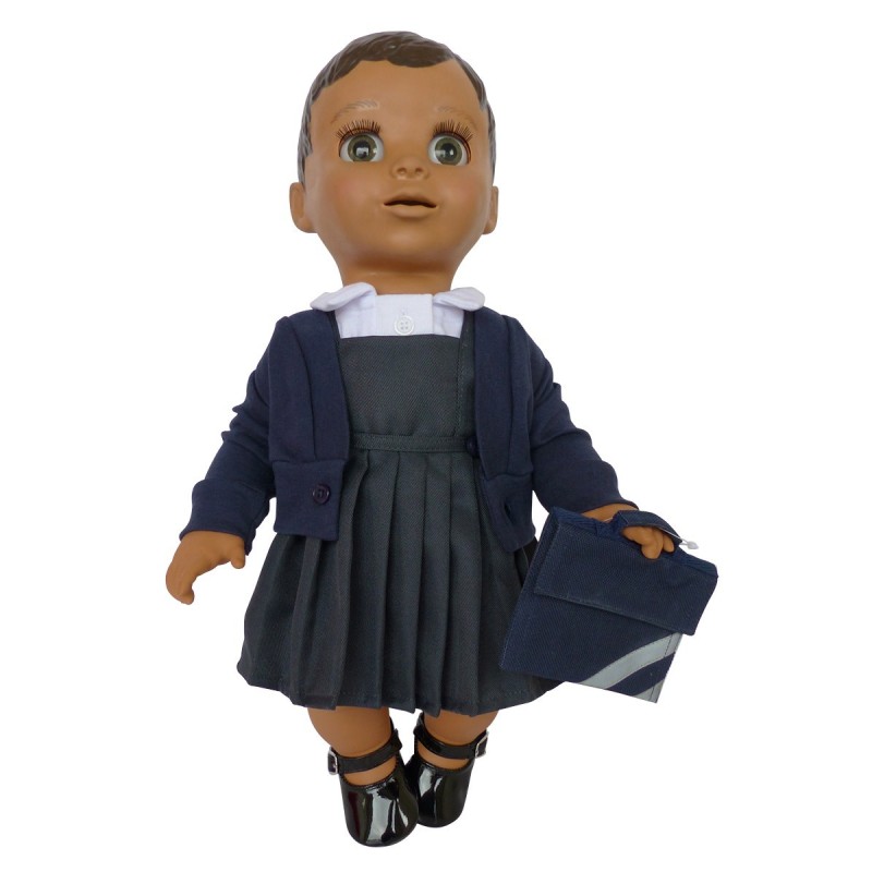 Navy Dolls School Cardigan