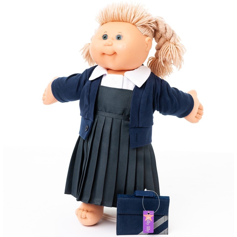 Winter School Uniform Navy for Vintage Cabbage Patch Doll