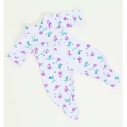New Giraffe Fabric Babygrow
