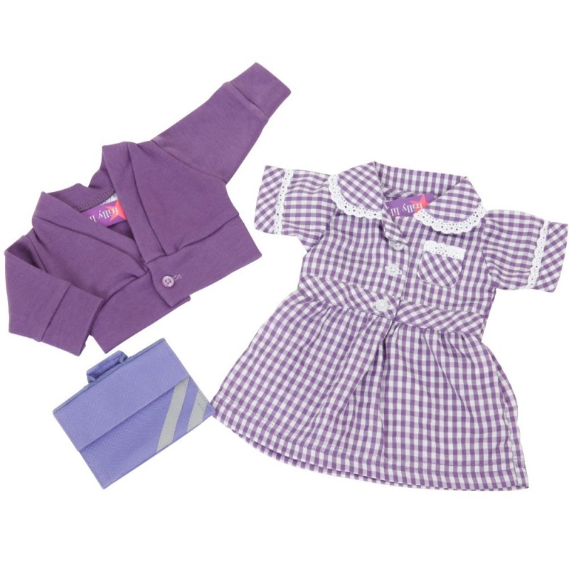 Purple Summer School Uniform Set for Our Generation Doll