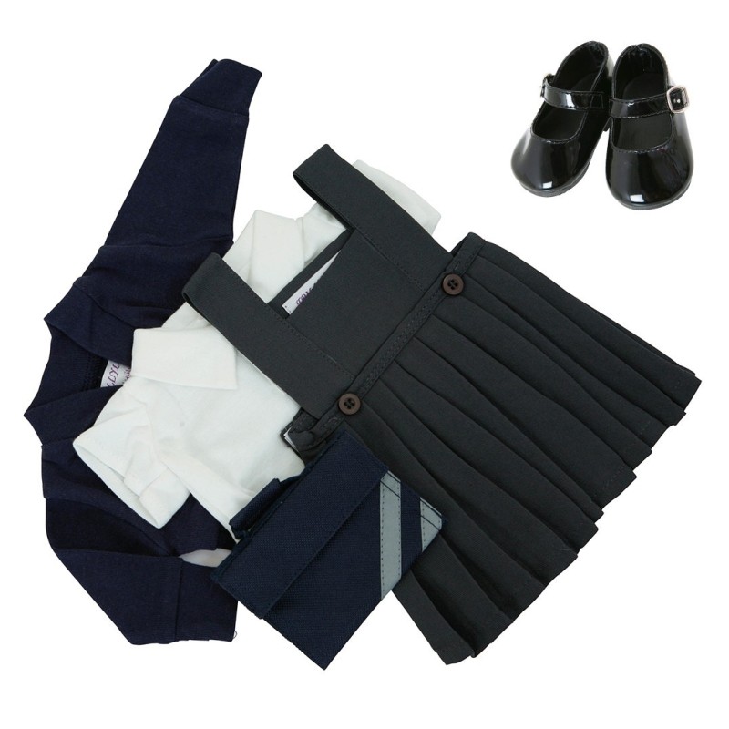 Navy Winter School Uniform Set with Shoes for Our Generation Doll
