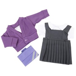 Purple Winter School Uniform Set to for Gotz Hannah