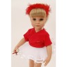 red ballet wrap dolls dance christmas design a friend hannah precious