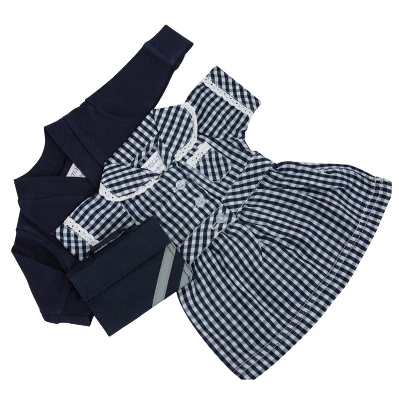Navy Summer School Uniform Set for Dinkum Doll
