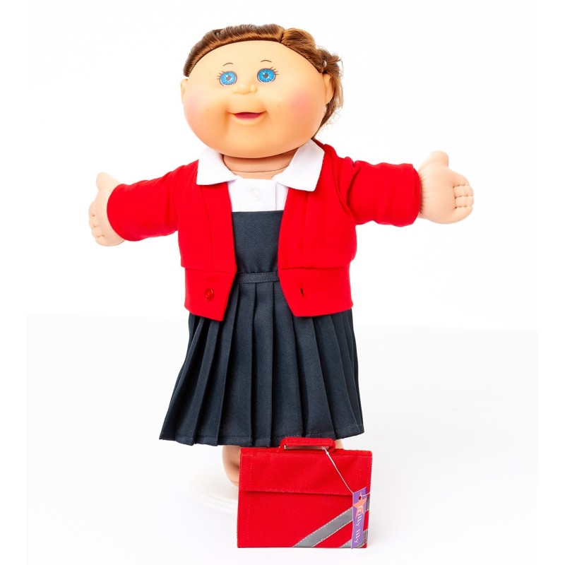 Red Winter School Uniform for Cabbage Patch Kids