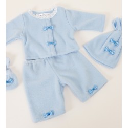 Complete Blue Fleece Set