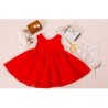 red flannelette petticoat