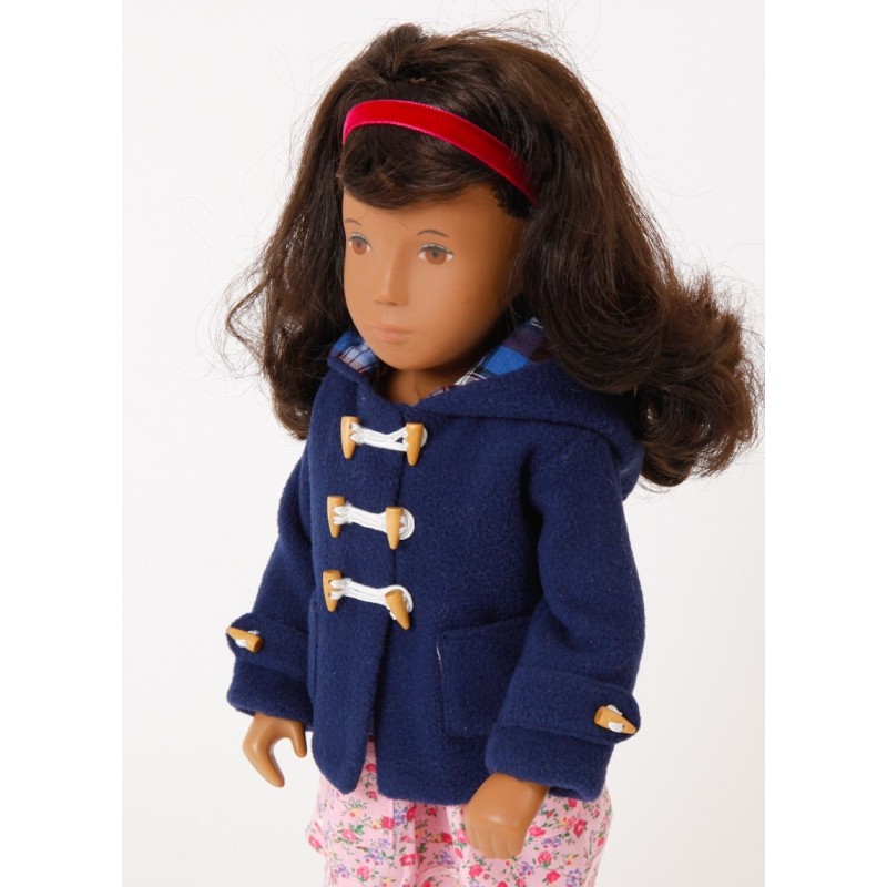 Navy Blue Duffle Coat for Sasha Dolls
